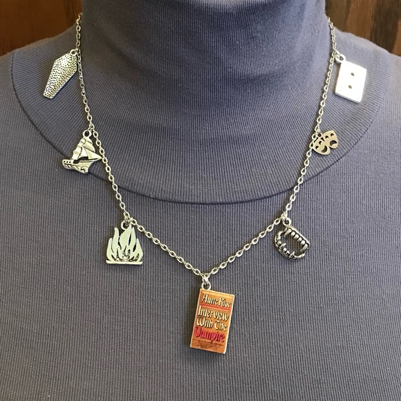 Interview with the Vampire by Anne Rice Handmade Literature Necklace, Book Cover - Picture 7 of 16